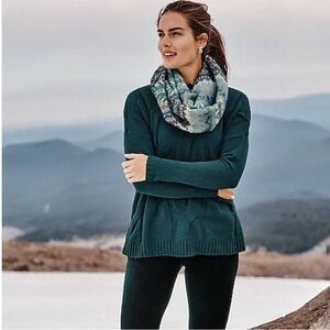 J. Jill Cabled Chenille Sweater Medium